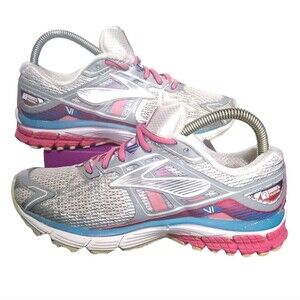 Brooks Women's  Brooks Ravenna 6 Raspberry Paradise Gray Running Shoes 7.5 B